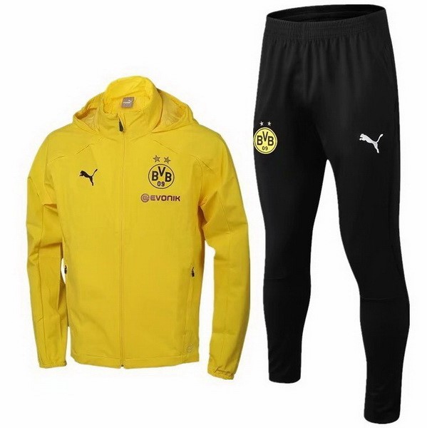 Coupe Vent Football Dortmund 2018-19 Noir Jaune